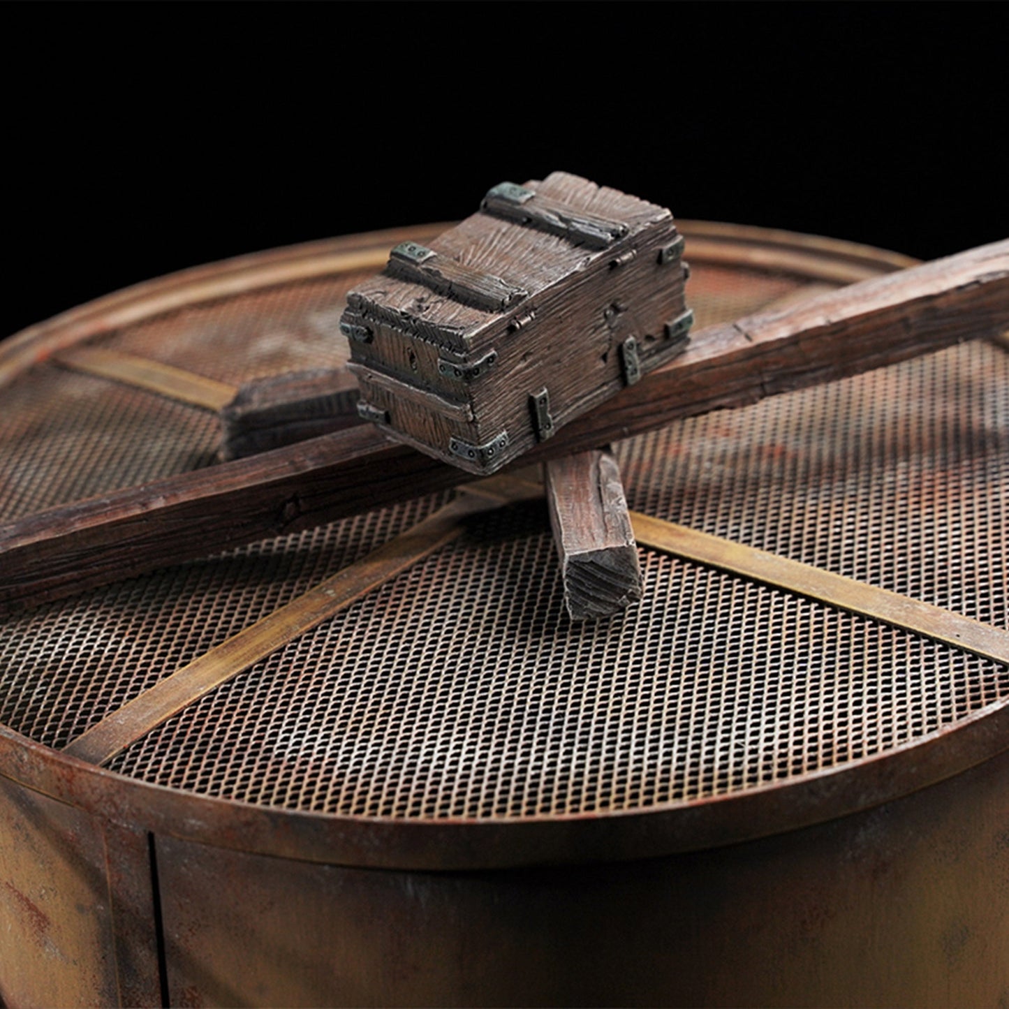 M2224 Oil storage tank scene for figure from JXK Studio