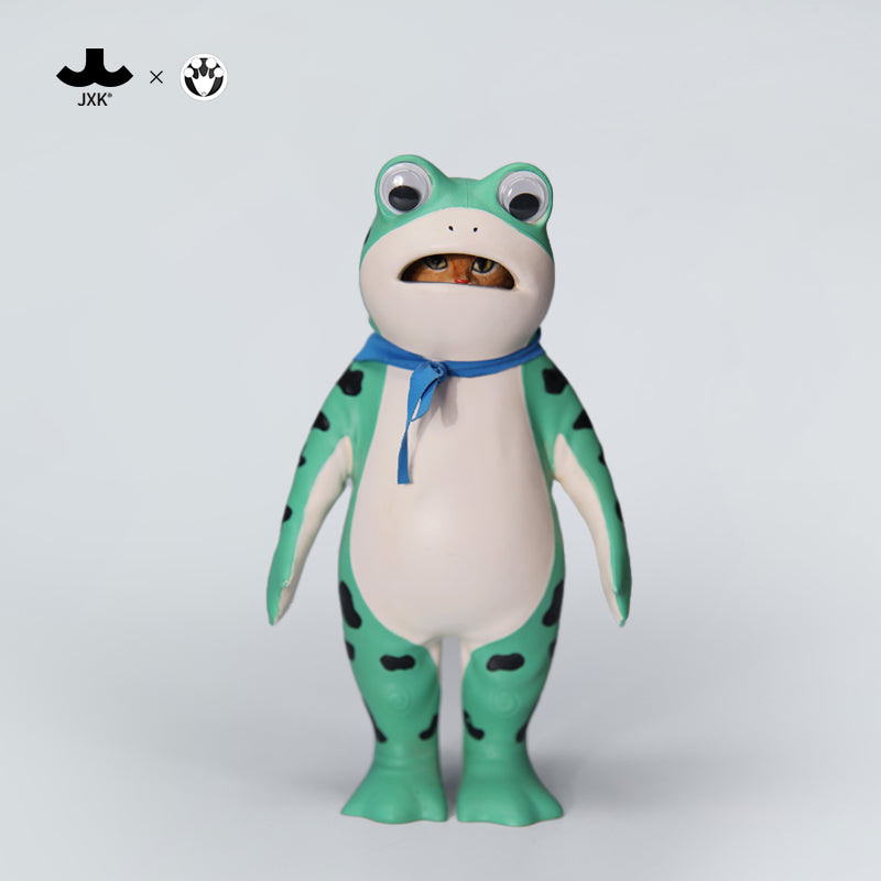 OW01 Doll Frog statue Resin Cat Figurine from JXK Studio