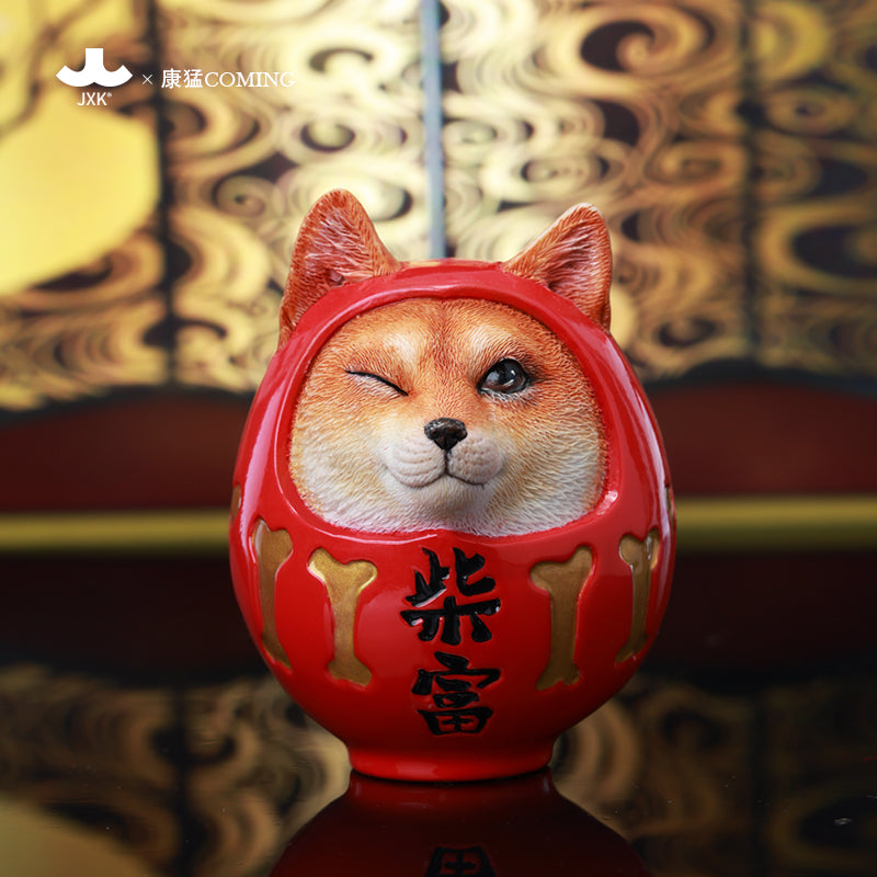 JXK273 Per-sale Shiba Fortune Daruma from JXK Studio