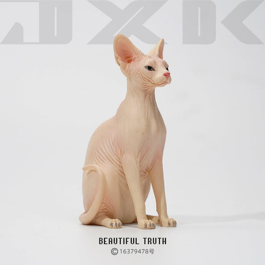 JXK010 Sphinx Cat Figurine Resin Cat Statue Gifts for Cat Lovers