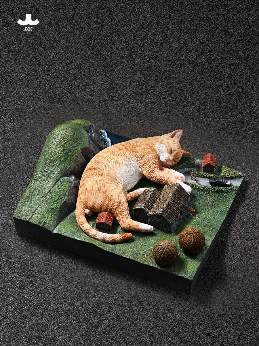 JW2301 Cat Figurine Cat Statue for Cat Lovers