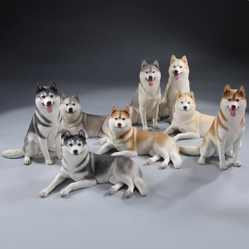 MRZ046 Husky dog figurine from JXK Studio