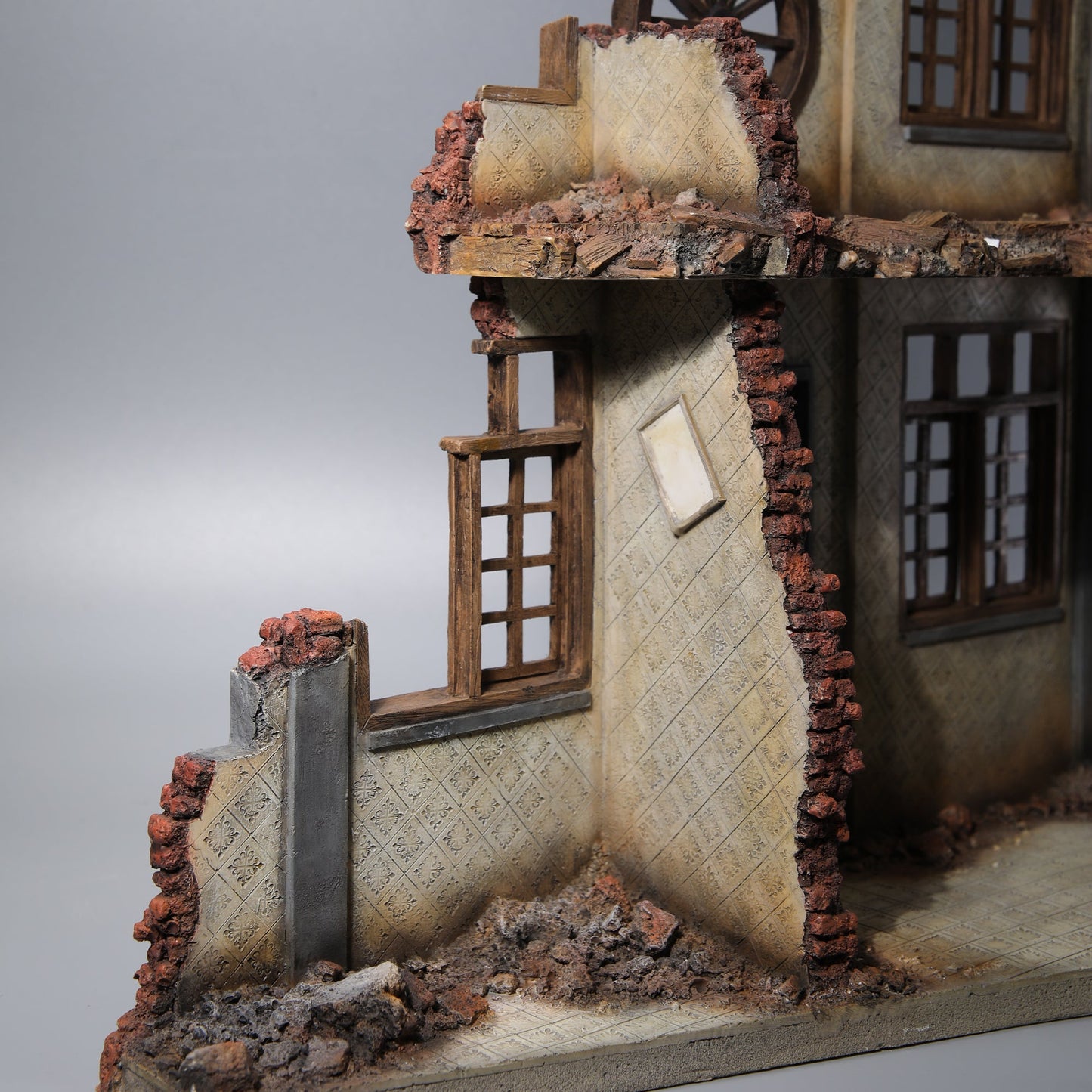 M2218 Post-war scenes of ruined walls for figure from JXK Studio