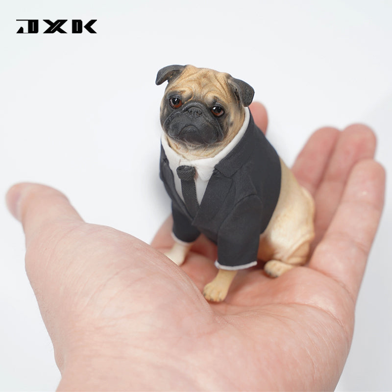 JXK018 Pug dog figurine dog statue for home decor gift for dog lovers from JXK Studio