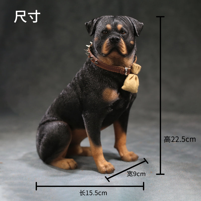 MRZ055 Rottweiler dog statue from JXK Studio