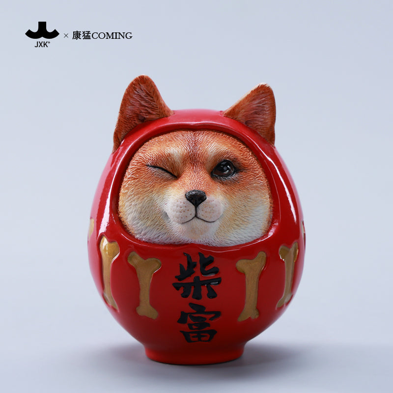 JXK273 Per-sale Shiba Fortune Daruma from JXK Studio