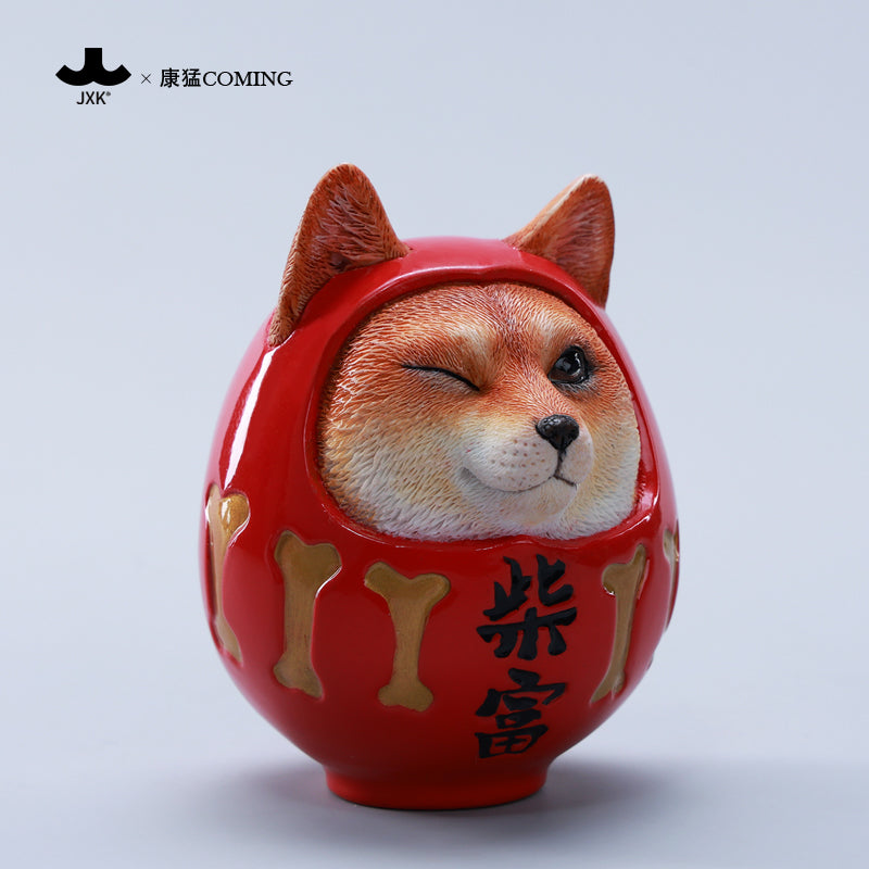 JXK273 Per-sale Shiba Fortune Daruma from JXK Studio