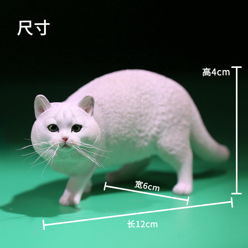 MRZ040 ブリティッシュショートヘア猫の像、猫好きの方への贈り物