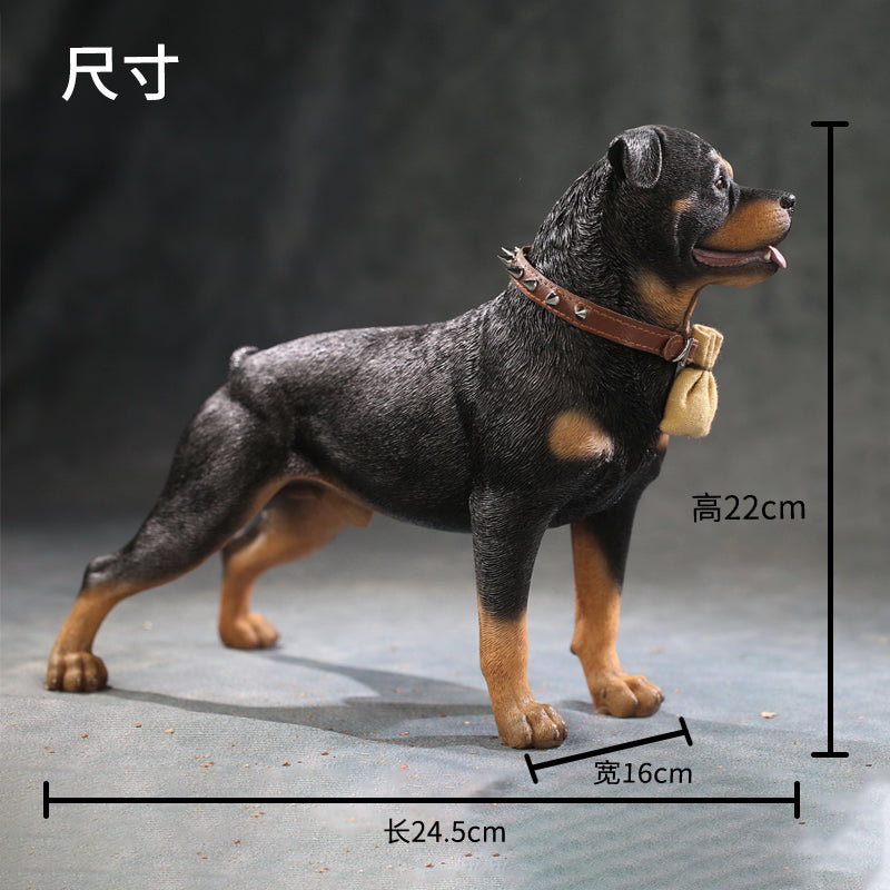 MRZ055 Rottweiler dog statue from JXK Studio