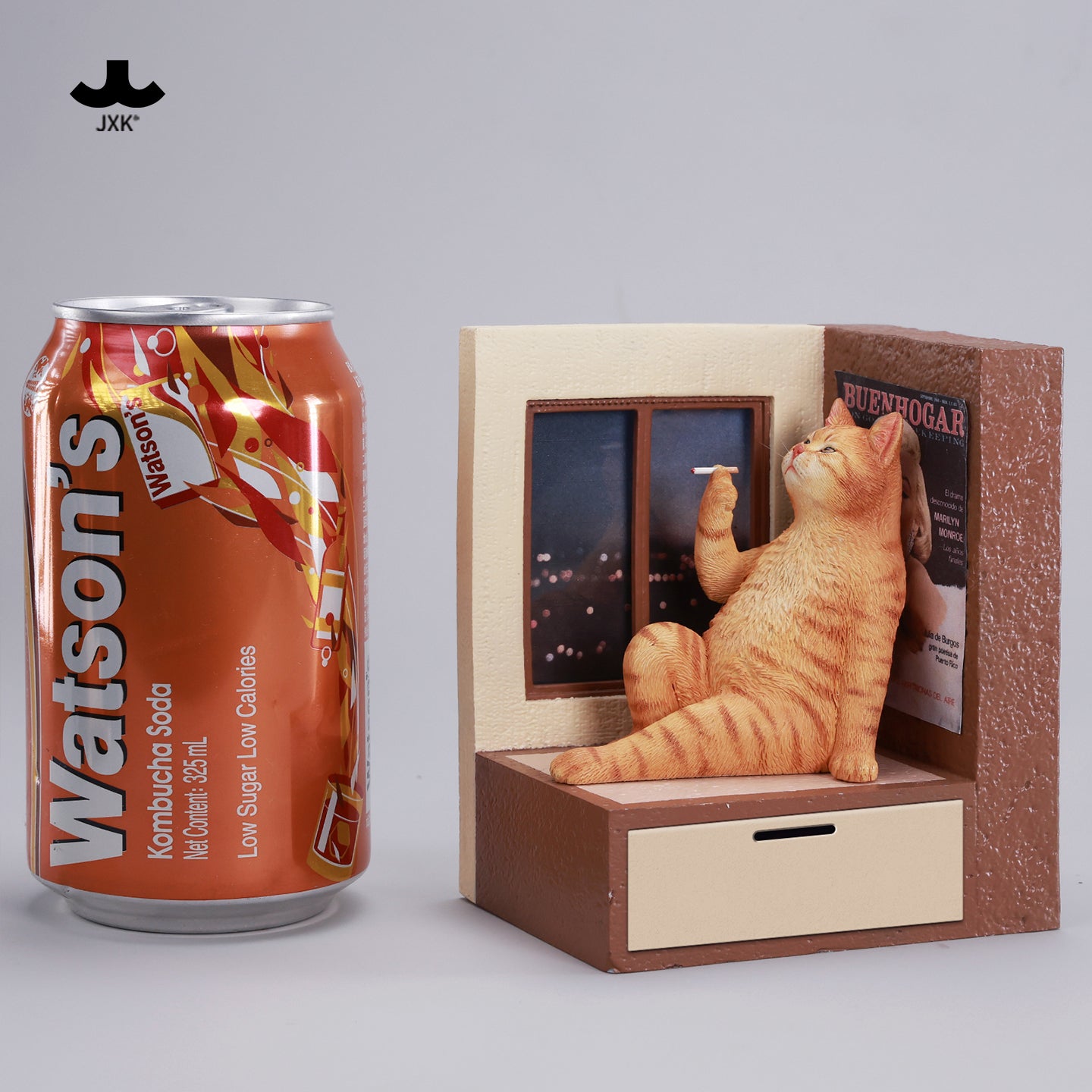 JXK317 Pre-sale Philosopher Cat at the Windowsill from JXK Studio