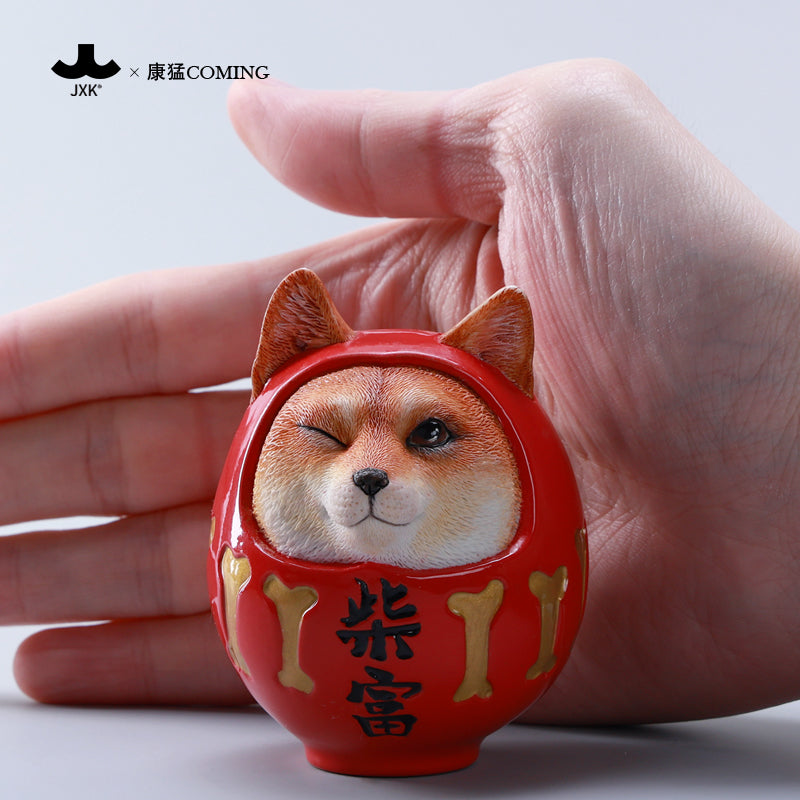 JXK273 Per-sale Shiba Fortune Daruma from JXK Studio