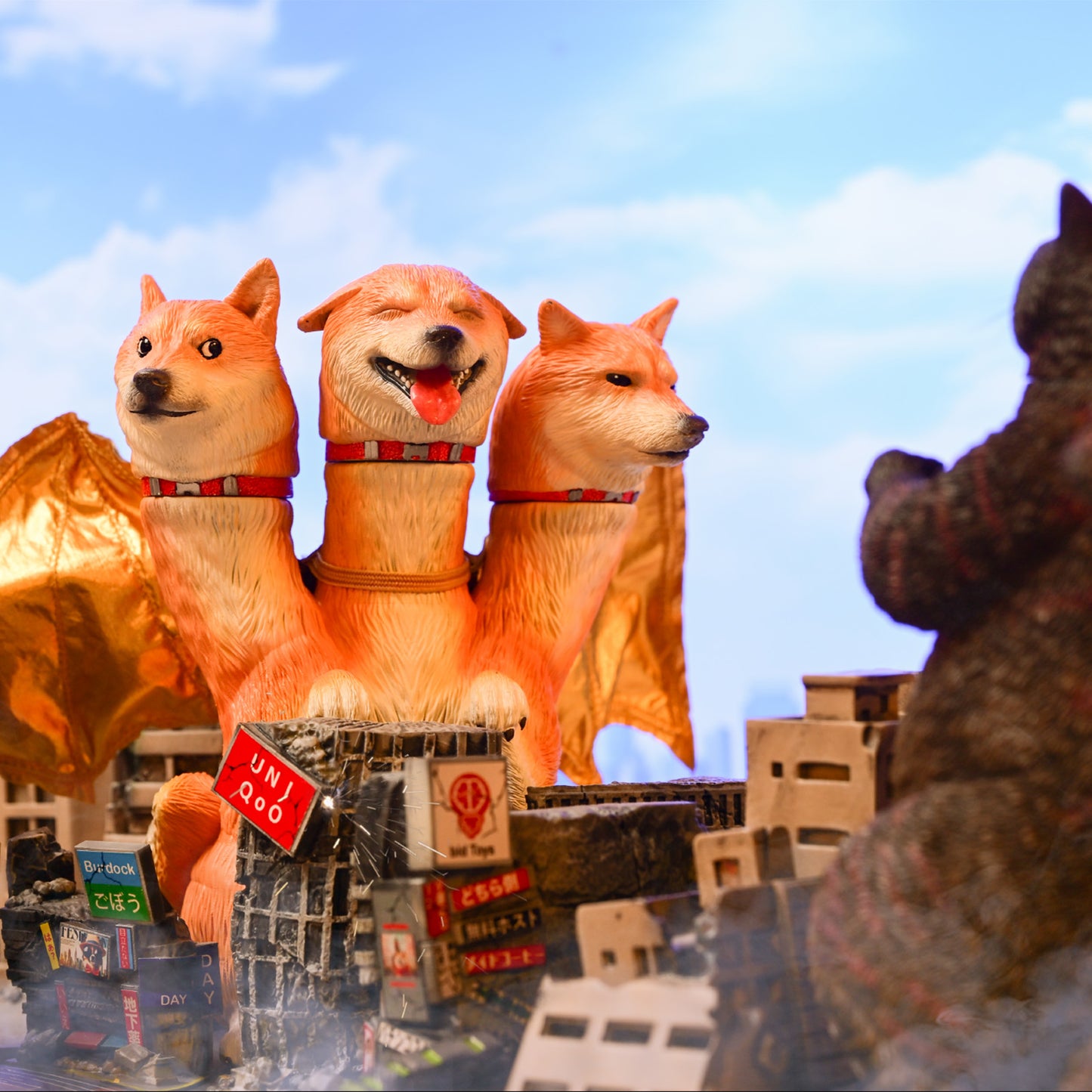 Bid Toys01 Three-Headed Shiba Inu from JXK Studio