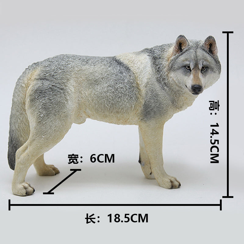 MRZ ステップウルフ像、家の装飾、動物愛好家への贈り物