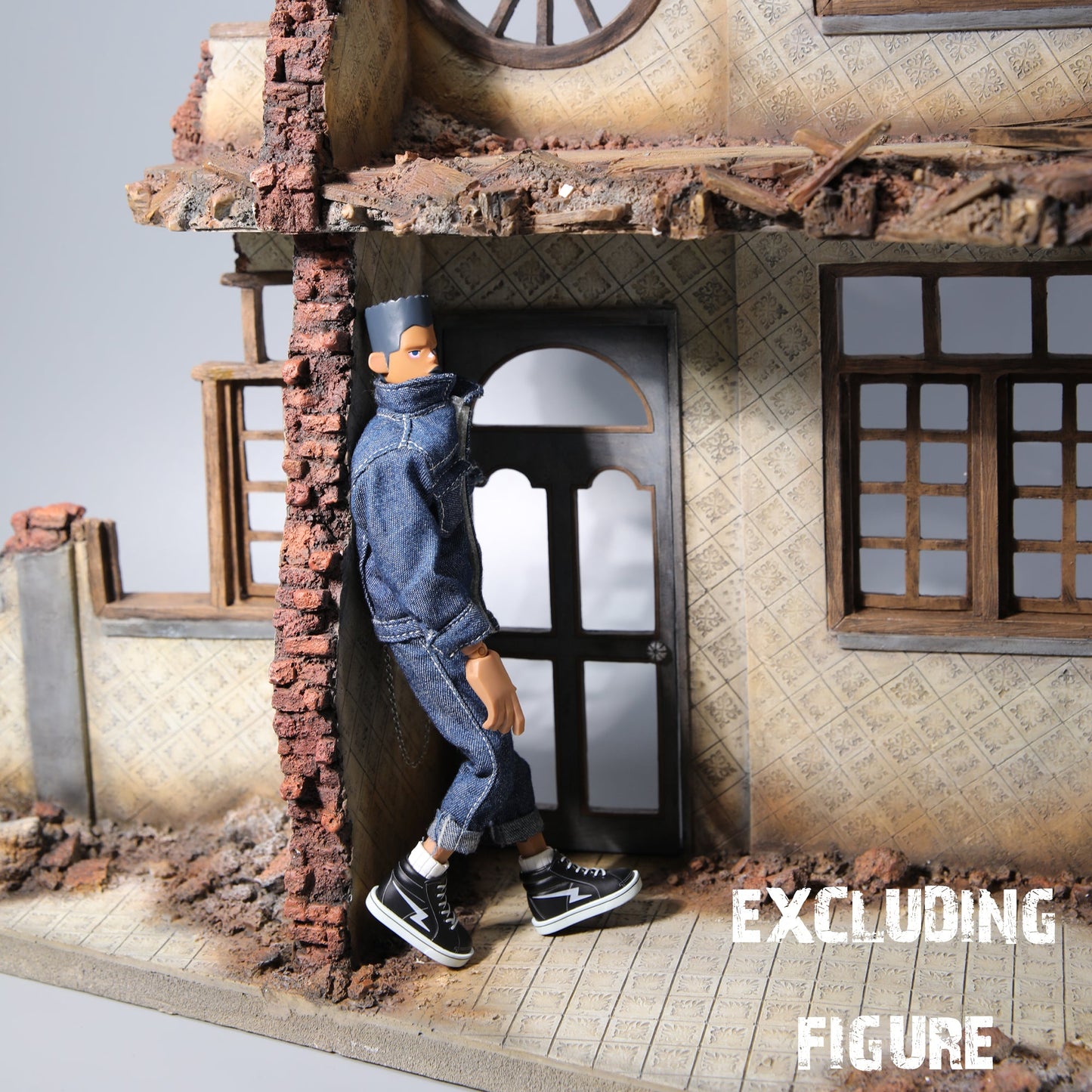 M2218 Post-war scenes of ruined walls for figure from JXK Studio