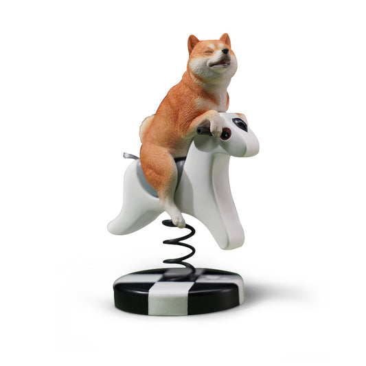 JXK146 Shiba Inu Hundestatue, Hundefigur als Geschenk für Shiba Inu Liebhaber von JXK Studio