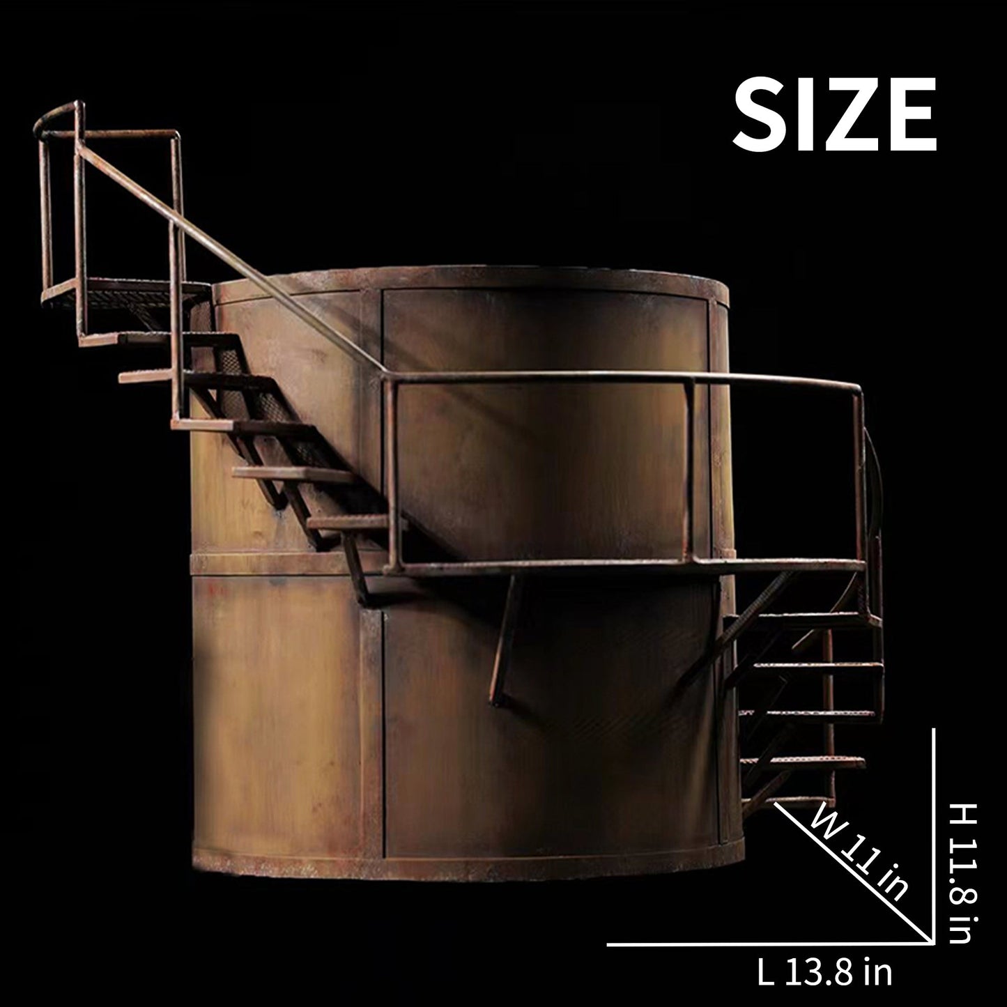 M2224 Oil storage tank scene for figure from JXK Studio