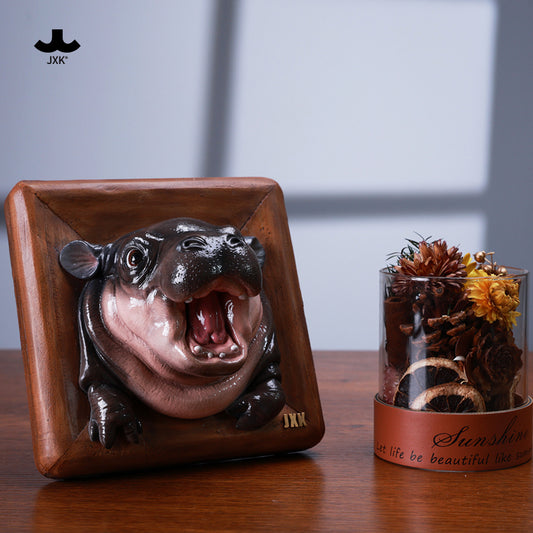 JXK272 1/6 Baby Hippo Photo Frame：MooDeng from JXK Studio