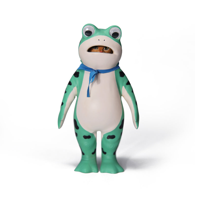 OW01 Doll Frog statue Resin Cat Figurine from JXK Studio