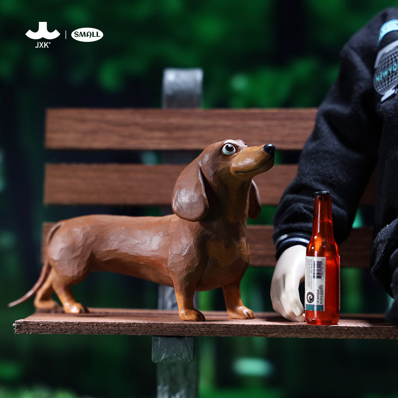 JS2403 Resin Dachshund Figurine Dog Decor from JXK Studio