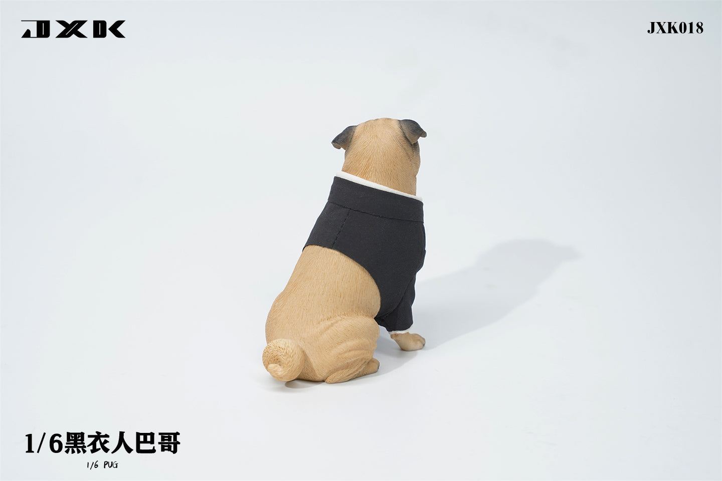 JXK018 Pug dog figurine dog statue for home decor gift for dog lovers from JXK Studio