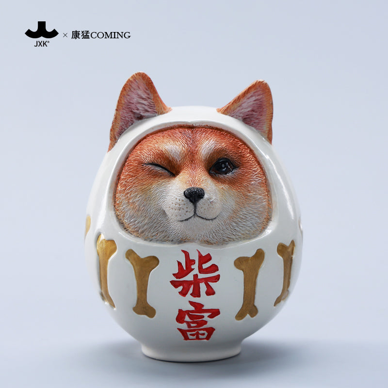 JXK273 Per-sale Shiba Fortune Daruma from JXK Studio