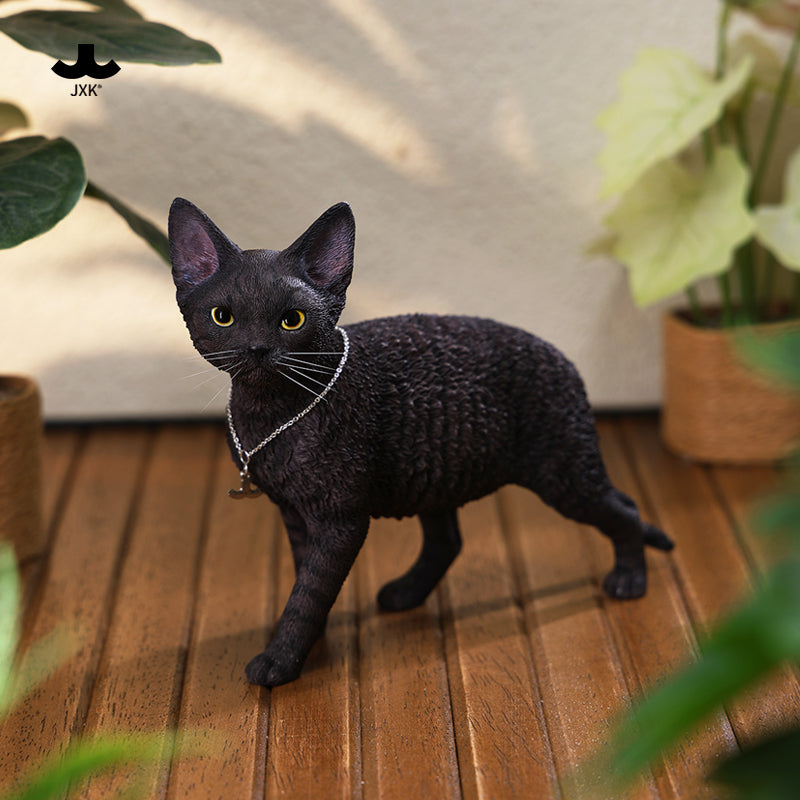 X32401 Devon Cat Figurine Resin Cat Statue from JXK Studio