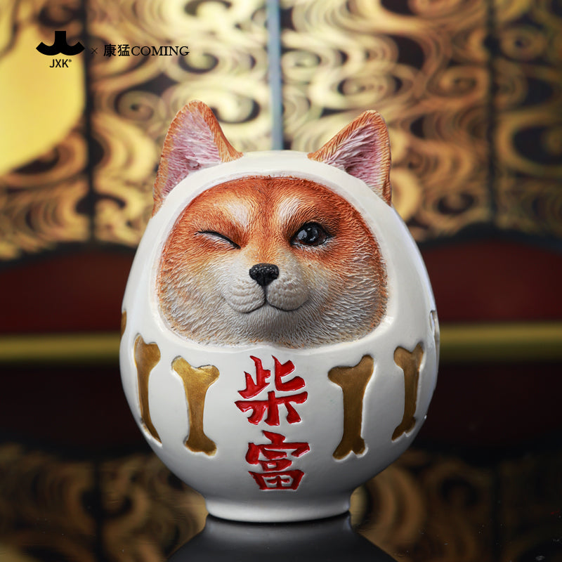 JXK273 Per-sale Shiba Fortune Daruma from JXK Studio