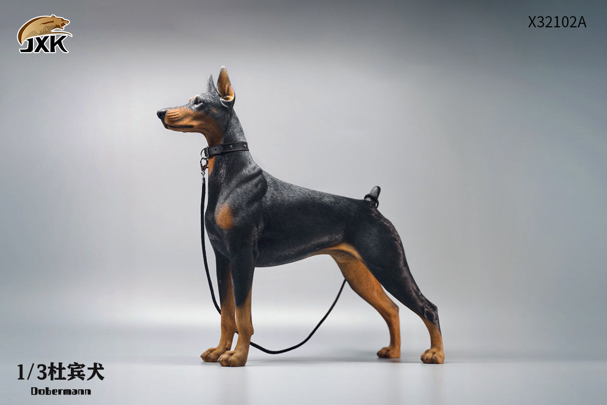 X32102 Dobermann dog figurine dog statue from JXK Studio