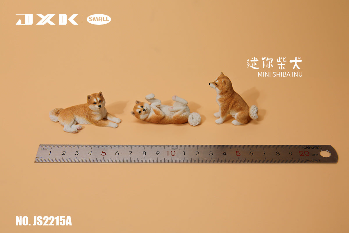 JS2215 Resin Mini Shiba Inu Set Decor from JXK Studio