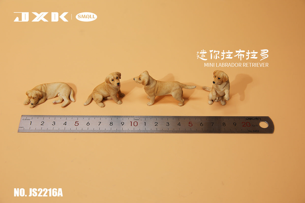 JS2216 Resin Mini Labrador Fetriever Set Decor from JXK Studio