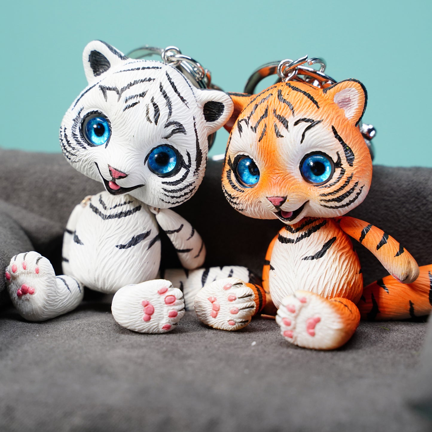 JS2211 Resin Cartoon Tiger Hanging Ornament from JXK Studio