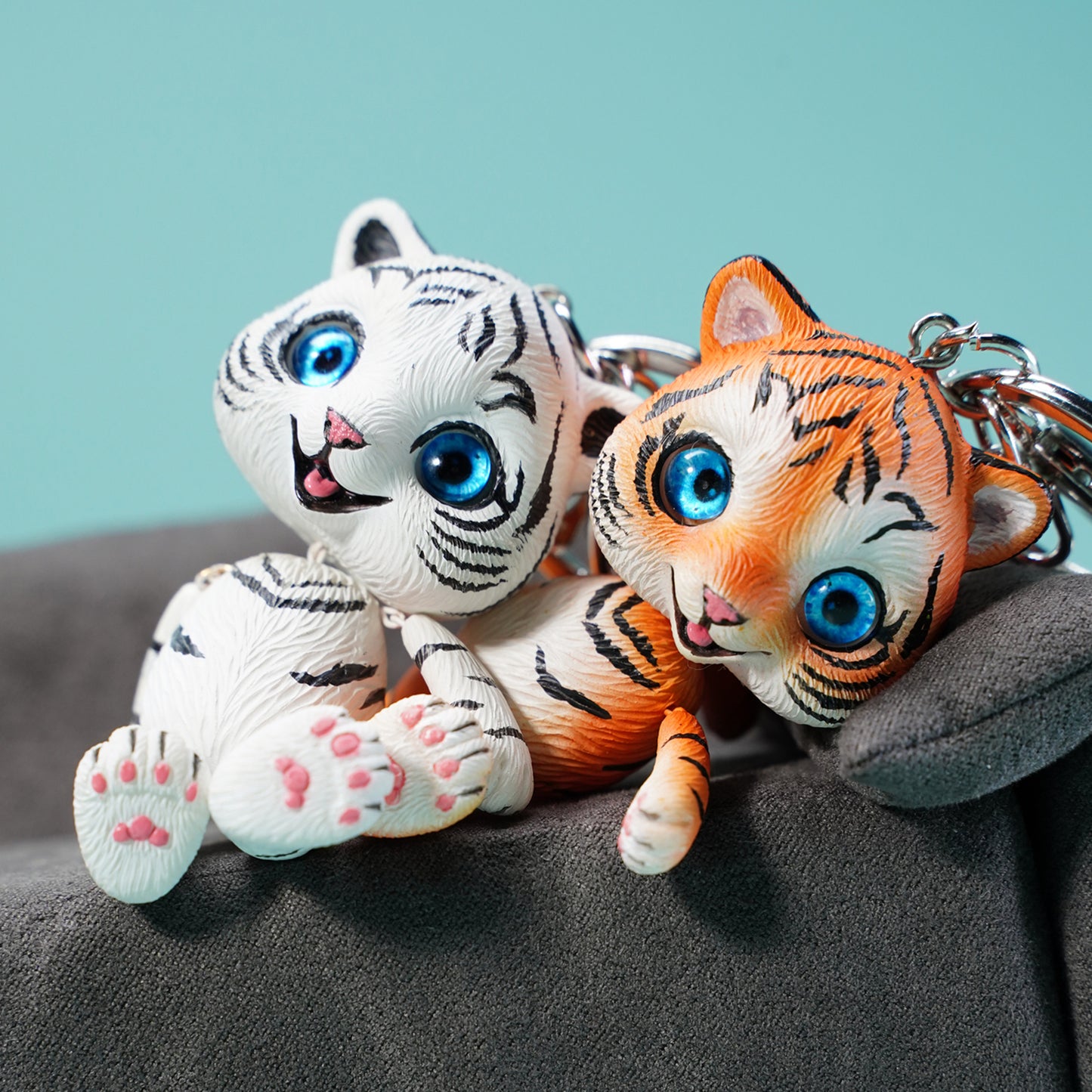 JS2211 Resin Cartoon Tiger Hanging Ornament from JXK Studio