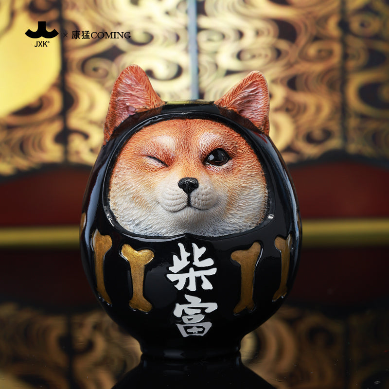 JXK273 Per-sale Shiba Fortune Daruma from JXK Studio
