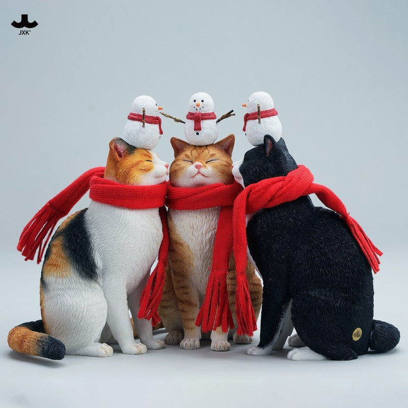 JXK349 Pre-sale Warm Cat in Winter Corner from JXK Studio