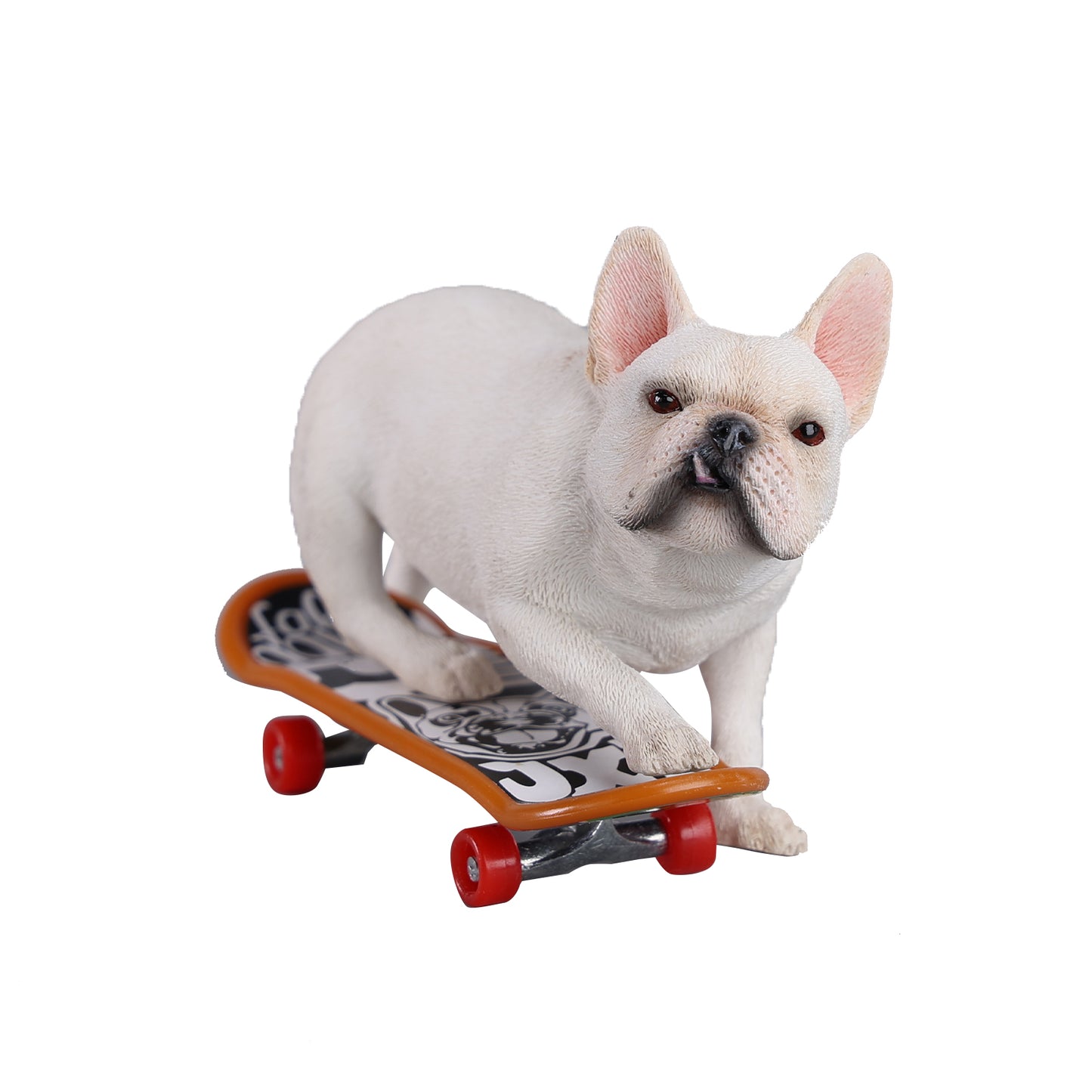 JXK243 1/6 Scale Skateboarding French Bull- dog  from JXK Studio