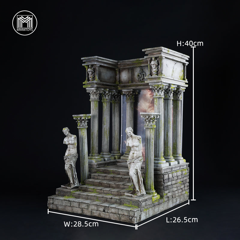 M2501-3 Pre-Order 1/12 Roman Temple Ruins-3 Produced by JXK Studio