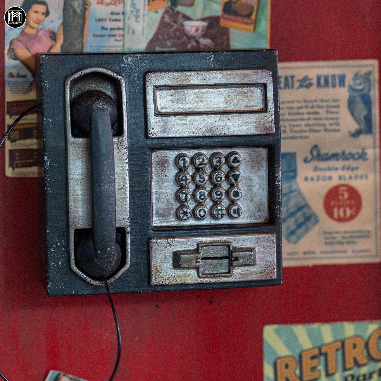 M2608 Pre-sale 1/6 Telephone Booth from JXK Studio