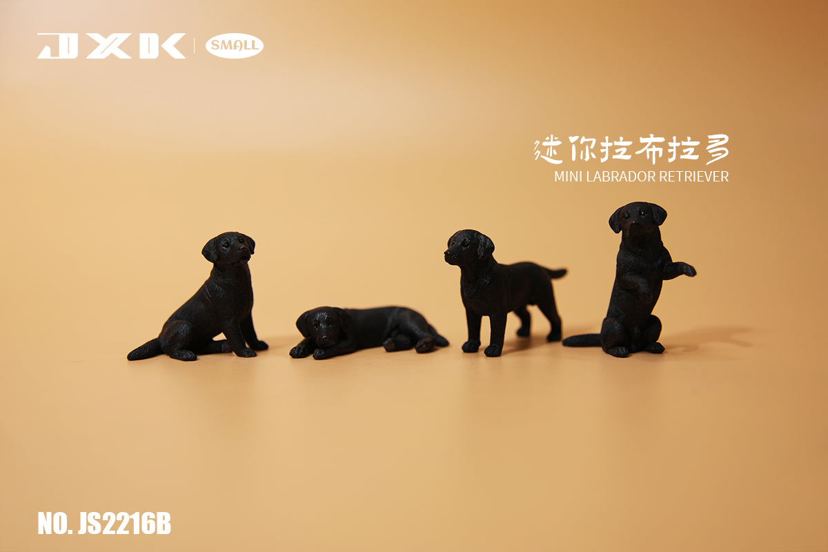 JS2216 Resin Mini Labrador Fetriever Set Decor from JXK Studio