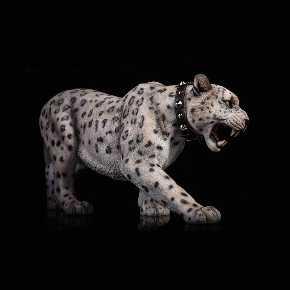 JXK009 Resin Leopard Statue, Black Panther Statue Gift for Animal Lovers