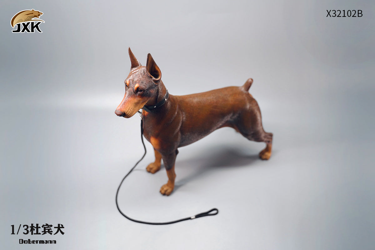 X32102 Dobermann dog figurine dog statue from JXK Studio