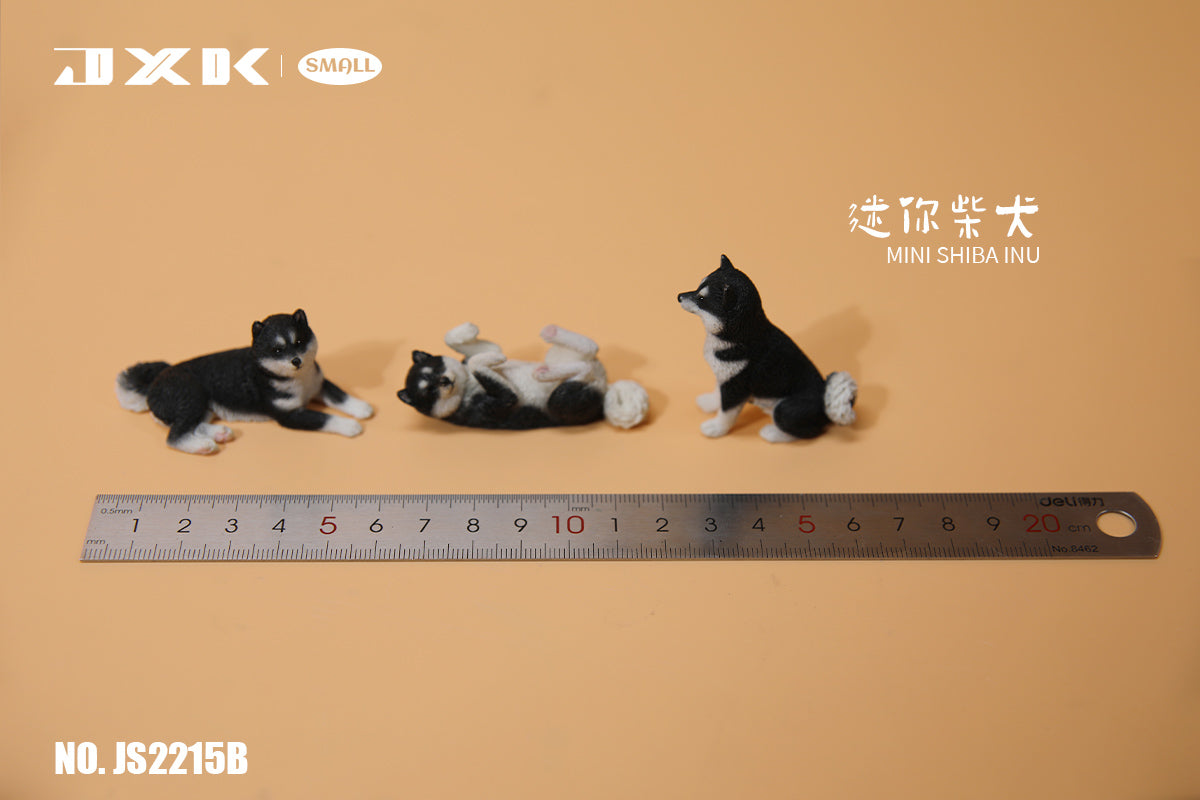 JS2215 Resin Mini Shiba Inu Set Decor from JXK Studio