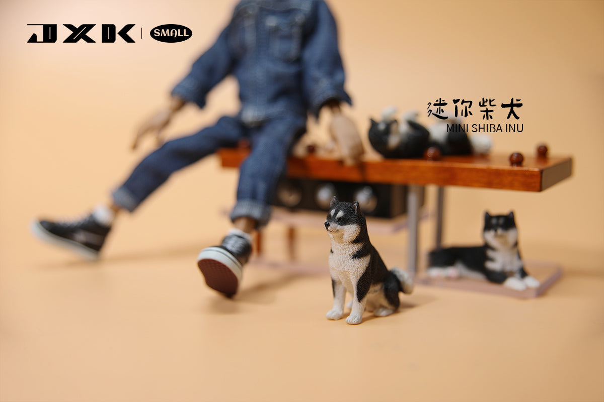 JS2215 Resin Mini Shiba Inu Set Decor from JXK Studio