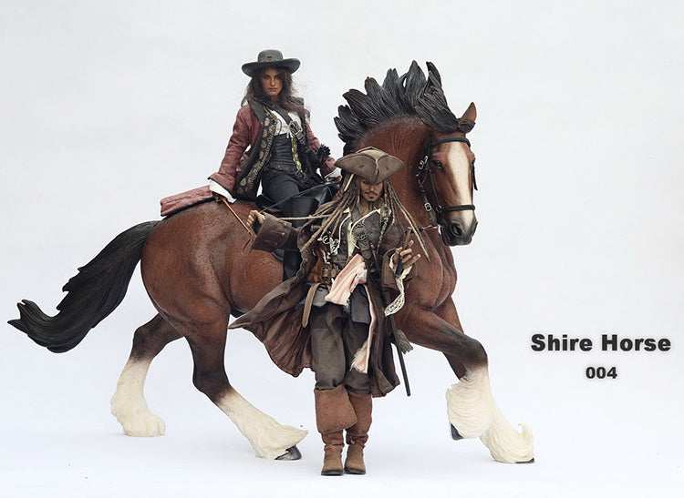 MRZ SH Shire Horse Statue Horse Figurine for Home Decor from JXK Studio