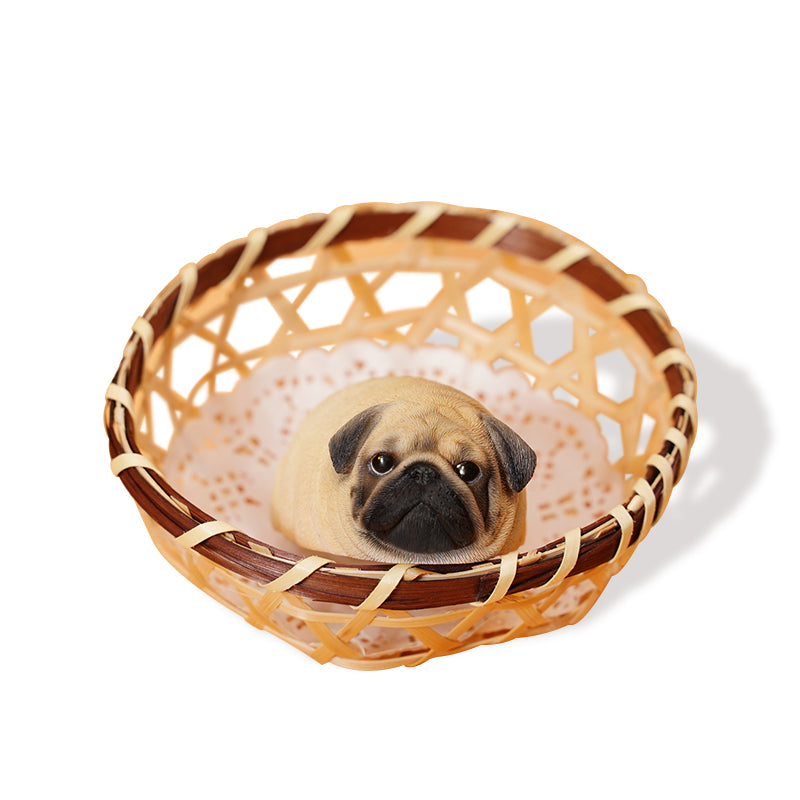 JS2207 Pug Resin Dog Decor from JXK Studio