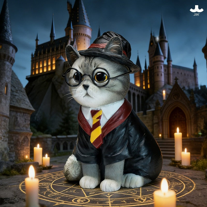 JXK332 Pre-sale College Cat Wizard from JXK Studio