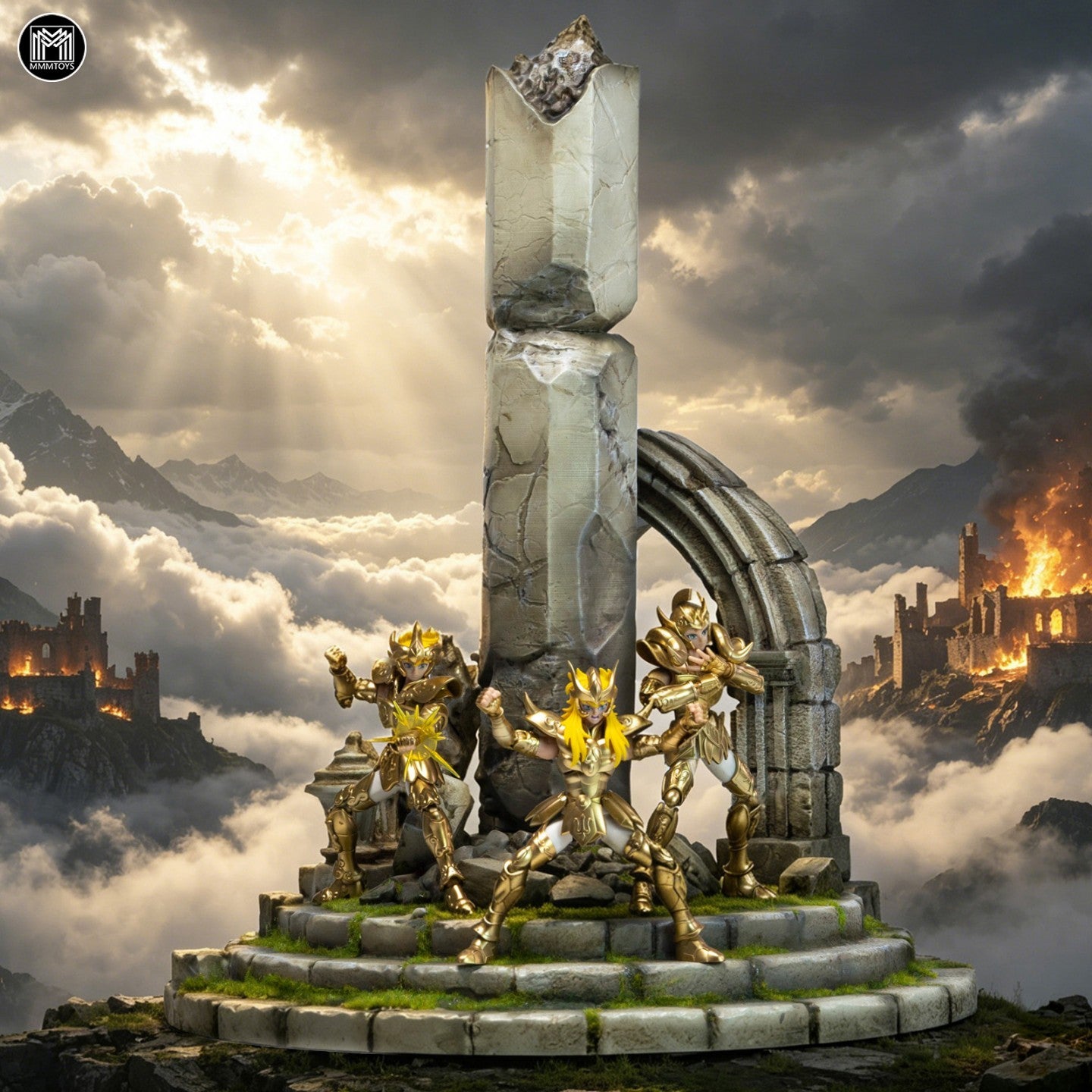 M2611 Pre-sale 1/12 Ruined Pillar Ruins from JXK Studio