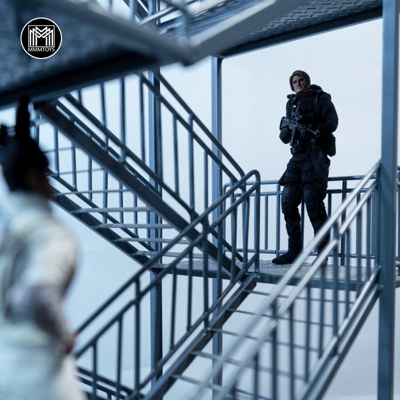 M2606 Pre-sale 1/12 Multi-layer Steel Structure Ladder from JXK Studio