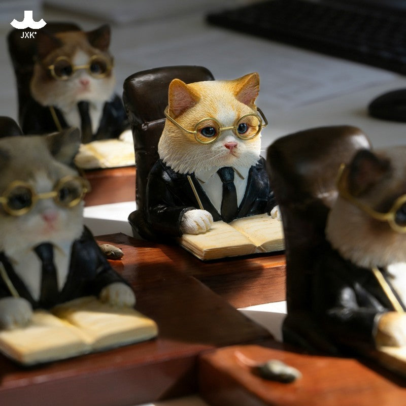 JXK317 先行販売 JXK Studio の窓辺の哲学者猫