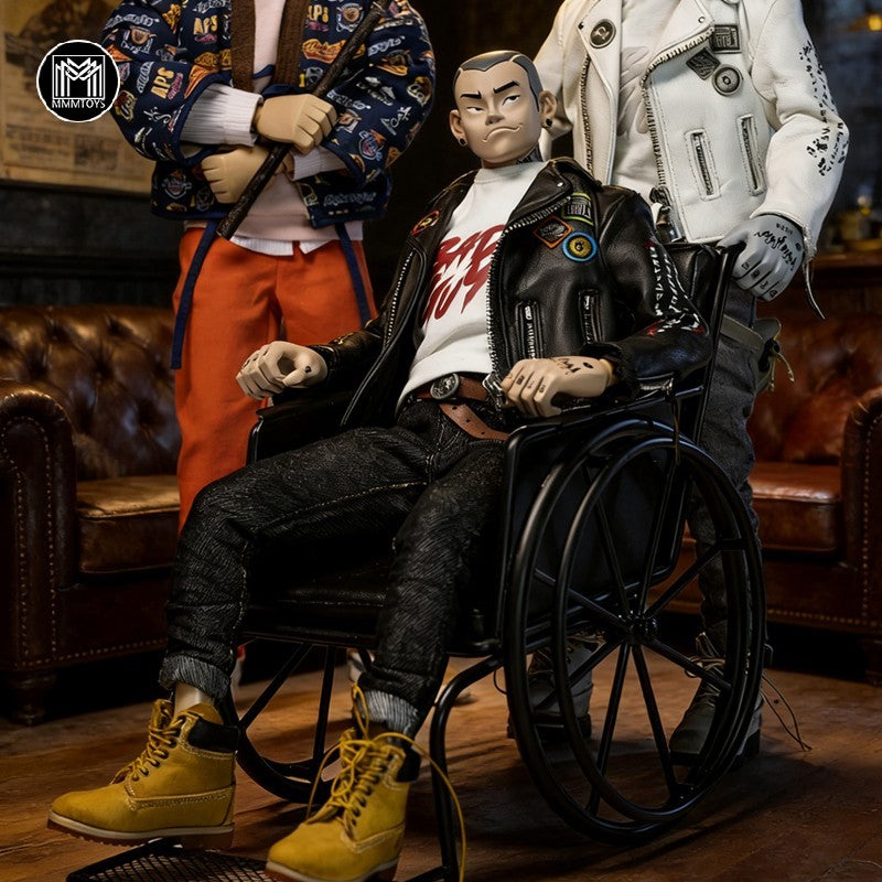 M2603 Pre-sale Black Wheelchair Model from JXK Studio