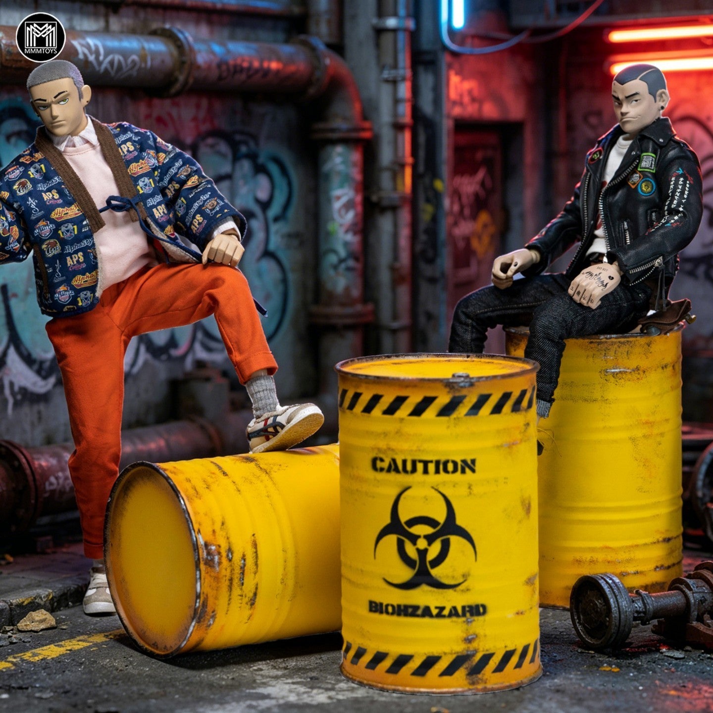 M2613 Pre-sale 1/6 Biohazard Waste Bin from JXK Studio